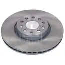 Febi Bremsscheiben Bremsbeläge Vorne für VW Passat B7 365 Touran 1T3