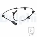Sensor Raddrehzahl Delphi SS20837 für Opel für Vauxhall Hinterachse
