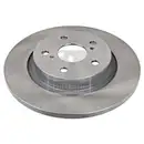 Febi Bremsscheiben Bremsbeläge Hinten für Toyota Avensis