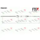 Seilzug Feststellbremse Fte 9250063 für Seat für VW Hinten