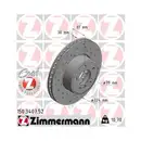 ZIMMERMANN 150.3407.52 Bremsscheiben 2 Stück für BMW