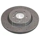 FEBI BILSTEIN 108196 Bremsscheiben 2 Stück hinten für OPEL
