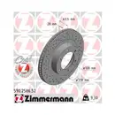 Original ZIMMERMANN 590.2586.52 Bremsscheiben 2 Stück für TOYOTA