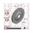 Original ZIMMERMANN 100.3344.75 Bremsscheiben 2 Stück für AUDI