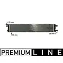 Niedertemperaturkühler Ladeluftkühler Mahle CIR 12 000P für Audi für VW Mitte