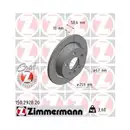 ZIMMERMANN 150.2928.20 Bremsscheiben 2 Stück MINI