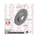 ZIMMERMANN 200.2535.20 Bremsscheiben 2 Stück NISSAN
