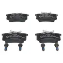 ATE Bremsenset Bremsscheiben Ø245 voll Beläge Ceramic hinten Audi A4 Seat Exeo