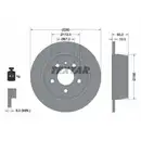 TEXTAR 92074503 Bremsscheiben 2 Stück MERCEDES-BENZ