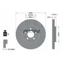 TEXTAR 92082305 Bremsscheiben 2 Stück VW