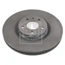 FEBI BILSTEIN 107728 Bremsscheiben 2 Stück vorn für FORD