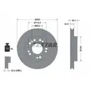 TEXTAR 92094700 Bremsscheiben 2 Stück MITSUBISHI