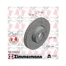 Original ZIMMERMANN 150.1280.52 Bremsscheiben 2 Stück für BMW