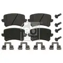 Bremsbelagsatz Scheibenbremse Febi Bilstein 16991 für Audi für Seat für VW