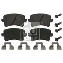 Febi Bremsscheiben Bremsbeläge Hinten für VW Passat B7 365