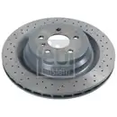 FEBI BILSTEIN 106606 Bremsscheiben 2 Stück hinten für MERCEDES-BENZ