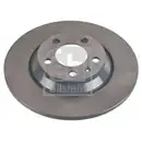 FEBI BILSTEIN 107508 Bremsscheiben 2 Stück hinten für AUDI