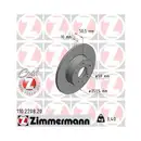ZIMMERMANN 110.2208.20 Bremsscheiben 2 Stück ALFA ROMEO