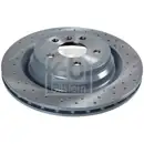 FEBI BILSTEIN 106607 Bremsscheiben 2 Stück hinten für MERCEDES-BENZ
