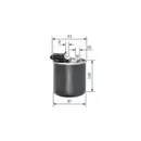 Kraftstofffilter Bosch F 026 402 838 für Mercedes Benz für Mercedes Benz