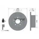 TEXTAR 92116103 Bremsscheiben 2 Stück