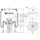 FEBI BILSTEIN 39504 Luftfederbalg