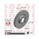 Original ZIMMERMANN 460.1580.20 Bremsscheiben 2 Stück für PORSCHE