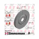 Original Zimmermann 100.3307.75 Bremsscheiben 2 Stück für AUDI