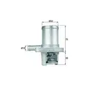 Thermostat Kühlmittel Mahle TI 40 89 Behr für Renault