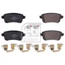 FEBI BILSTEIN 178904 Bremsbelagsatz für RENAULT, NISSAN