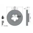 TEXTAR 93260603 Bremsscheiben 2 Stück vorne FORD