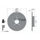 TEXTAR 92254703 Bremsscheiben 2 Stück MAZDA