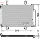 DENSO DCN47007 Kondensator A/C für SUZUKI