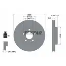 TEXTAR 92241603 Bremsscheiben 2 Stück MERCEDES-BENZ