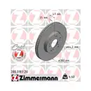 ZIMMERMANN 280.3187.20 Bremsscheiben 2 Stück HONDA