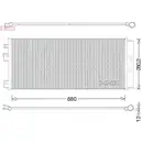 DENSO DCN20023 Kondensator A/C für OPEL