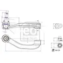 FEBI BILSTEIN 186129 Spurstangenendstück