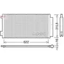 DENSO DCN09044 Kondensator A/C für FIAT