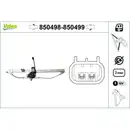 VALEO 850498 Fensterheber v l NISSAN Primastar