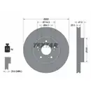 TEXTAR 92257303 Bremsscheiben 2 Stück für HONDA