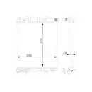 MAHLE CR 1591 000S Kühlmittelkühler