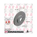 ZIMMERMANN 590.2589.52 Bremsscheiben 2 Stück für TOYOTA