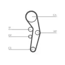 CONTINENTAL CTAM CT1090K1 Zahnriemen Kit