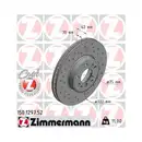 ZIMMERMANN 150.1297.52 Bremsscheiben 2 Stück für BMW