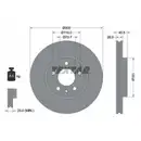 TEXTAR 92205605 Bremsscheiben 2 Stück vorne OPEL