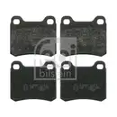 Febi Bilstein Bremsenset Scheiben 258 mm voll Bremsbeläge hinten Mercedes W201