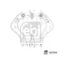 FEBI BILSTEIN 183594 Querlenker für TOYOTA, SUZUKI