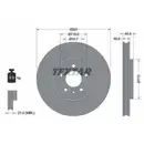 Original TEXTAR 92256803 Bremsscheiben 2 Stück vorne für OPEL
