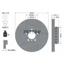 TEXTAR 92265025 Bremsscheiben 2 Stück vorne BMW