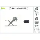 Fensterheber Valeo 861102 für Ford Vorne Links